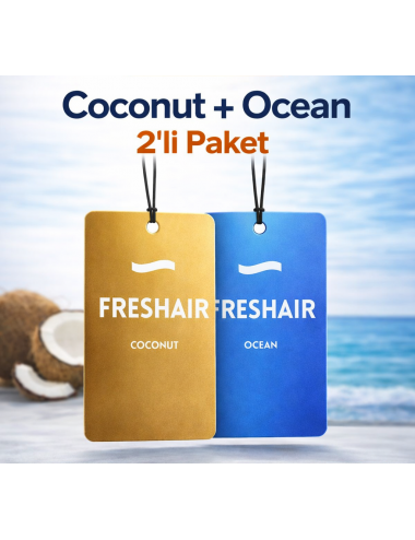 Freshair Araç Kokusu 2'li Set 
